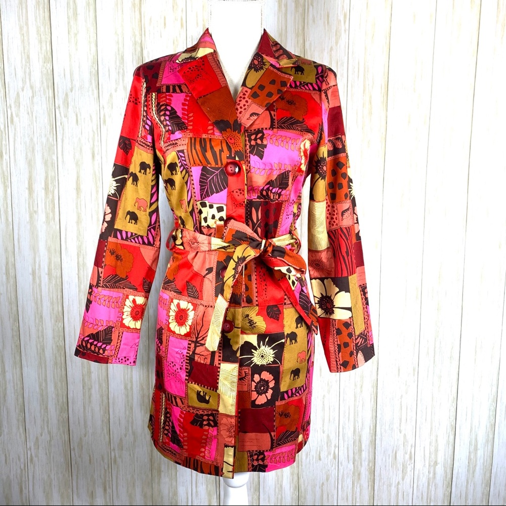 Russell Kemp Petite safari jacket trench 10p
